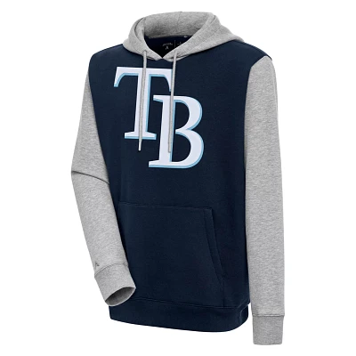 Antigua /Heather Gray Tampa Bay Rays Victory Pullover Hoodie