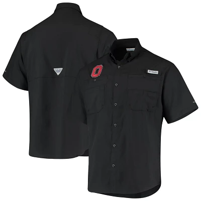 Columbia Ohio State Buckeyes Tamiami Omni-Shade Button-Down Shirt