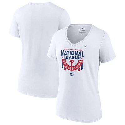 Fanatics Branded Philadelphia Phillies 2022 National League Champions Locker Room V-Neck T-Shirt