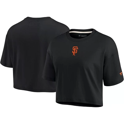 Fanatics Signature San Francisco Giants Super Soft Boxy Short Sleeve Cropped T-Shirt