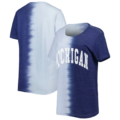 Gameday Couture Michigan Wolverines Find Your Groove Split-Dye T-Shirt