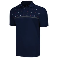 Levelwear Atlanta Braves Sector Batter Up Raglan Polo