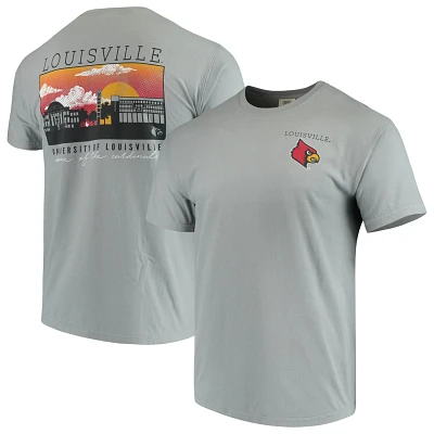 Louisville Cardinals Team Comfort Colors Campus Scenery T-Shirt