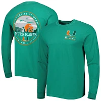 Miami Hurricanes Circle Campus Scene Long Sleeve T-Shirt                                                                        