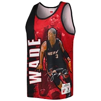 Mitchell  Ness Dwyane Wade Miami Heat 2005-06 Hardwood Classics Player Burst Tank Top