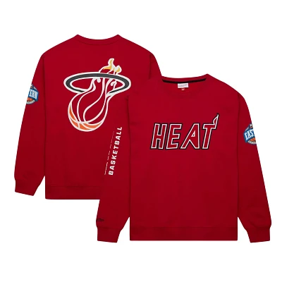 Mitchell  Ness Miami Heat Hardwood Classics There and Back Pullover Sweatshirt