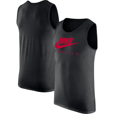 Nike Georgia Bulldogs Futura Performance Scoop Neck Tank Top