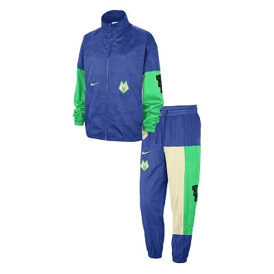 Nike Milwaukee Bucks 2023/24 City Edition Courtside Starting Five Full-Zip Jacket  Pants Set