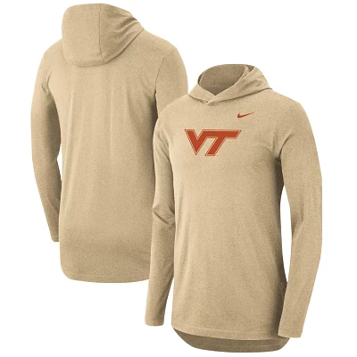 Nike Virginia Tech Hokies Campus Long Sleeve Hoodie T-Shirt                                                                     