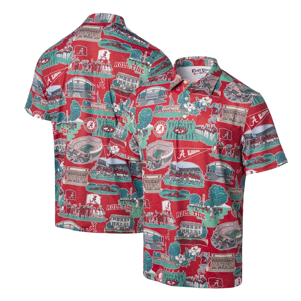 Reyn Spooner Alabama Tide Scenic Polo