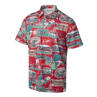 Reyn Spooner Alabama Tide Scenic Polo