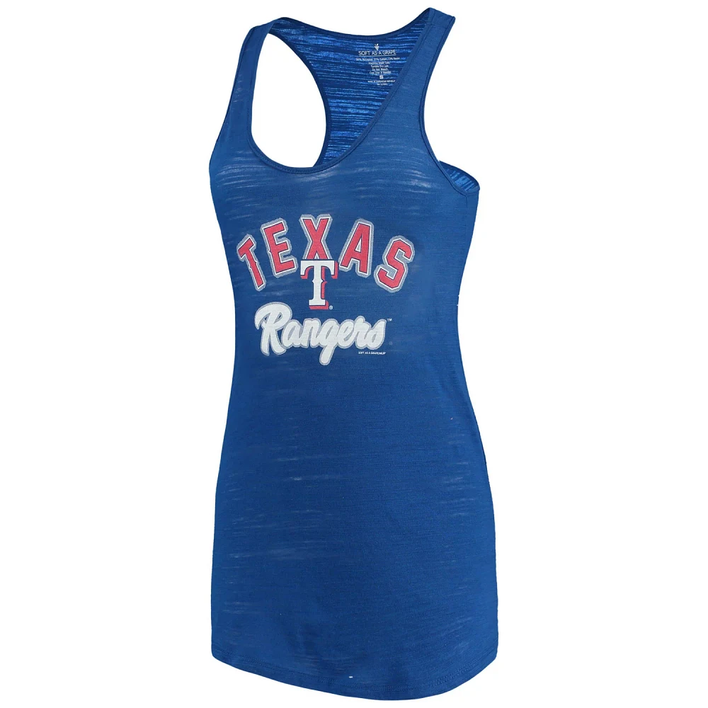 Soft as a Grape Texas Rangers Multicount Racerback Tank Top