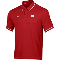 Under Armour Wisconsin Badgers T2 Tipped Performance Polo