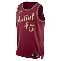 Unisex Nike Donovan Mitchell Wine Cleveland Cavaliers 2023/24 Swingman Jersey - City Edition