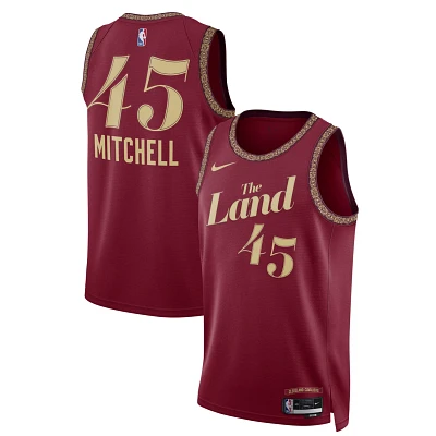 Unisex Nike Donovan Mitchell Wine Cleveland Cavaliers 2023/24 Swingman Jersey - City Edition