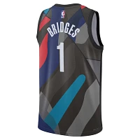 Unisex Nike Mikal Bridges Brooklyn Nets 2023/24 Swingman Jersey - City Edition