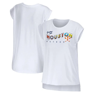 WEAR by Erin Andrews Houston Astros Greetings From T-Shirt                                                                      