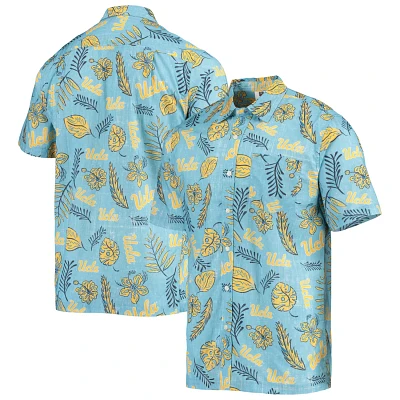 Wes  Willy Light UCLA Bruins Vintage Floral Button-Up Shirt                                                                     