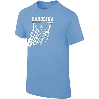 Youth Jordan Brand Carolina North Tar Heels Basketball Net T-Shirt