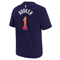 Youth Nike Devin Booker Phoenix Suns 2023/24 City Edition Name  Number T-Shirt