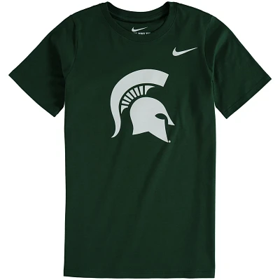 Youth Nike Michigan State Spartans Cotton Logo T-Shirt