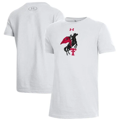 Youth Under Armour Texas Tech Red Raiders Throwback Performance Cotton T-Shirt                                                  