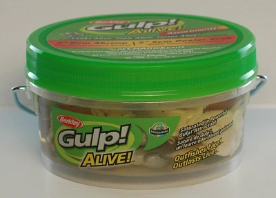 Berkley Gulp® Alive® Saltwater Shrimp/Peeler Crab Assorted Bait                                                               