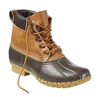 L.L. Bean Women's Tumbled-Leather Bean 6 in Boots                                                                               