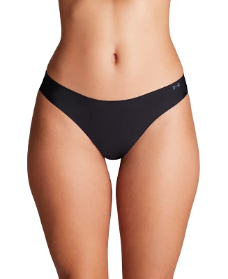 Under Armour Women's Pure Stretch No Show Thongs 3-Pack