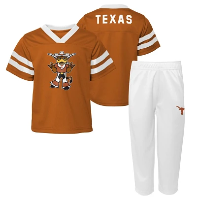 Burnt Texas Longhorns Two-Piece Red Zone Jersey  Pants Set