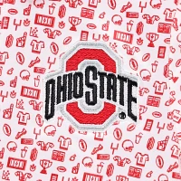 Garb Ohio State Buckeyes Crew All-Over Print Polo Bodysuit