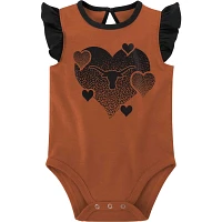 Girls Newborn  Burnt /Black Texas Longhorns Spread the Love 2-Pack Bodysuit Set