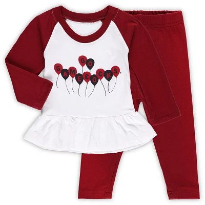 Girls Wes  Willy / South Carolina Gamecocks Balloon Raglan 3/4-Sleeve T-Shirt Leggings Set