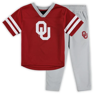 Preschool /Gray Oklahoma Sooners Zone Jersey  Pants Set