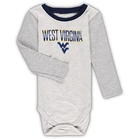 Wes  Willy West Virginia Mountaineers Jie Jie Long Sleeve Bodysuit  Pants Set                                                   