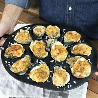 Bayou Classic Cast Iron Oyster Pan                                                                                              