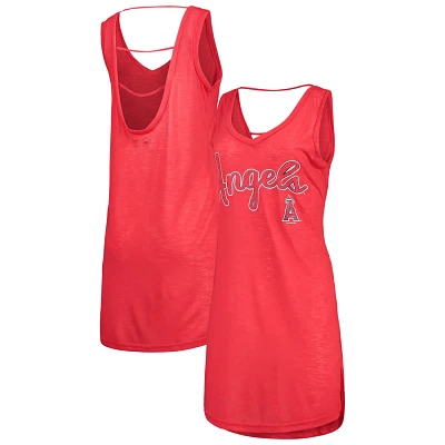 G-III 4Her by Carl Banks Heathered Los Angeles Angels Swim Cover-Up Dress                                                       