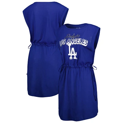 G-III 4Her by Carl Banks Los Angeles Dodgers GOAT Swimsuit Cover-Up Dress
