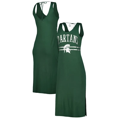 G-III 4Her by Carl Banks Michigan State Spartans Training V-Neck Maxi Dress