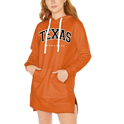 Gameday Couture Texas Longhorns Take a Knee Raglan Hooded Sweatshirt Dress