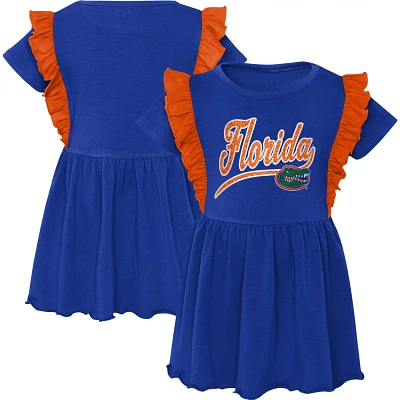 Girls Florida Gators Too Cute Tri-Blend Dress