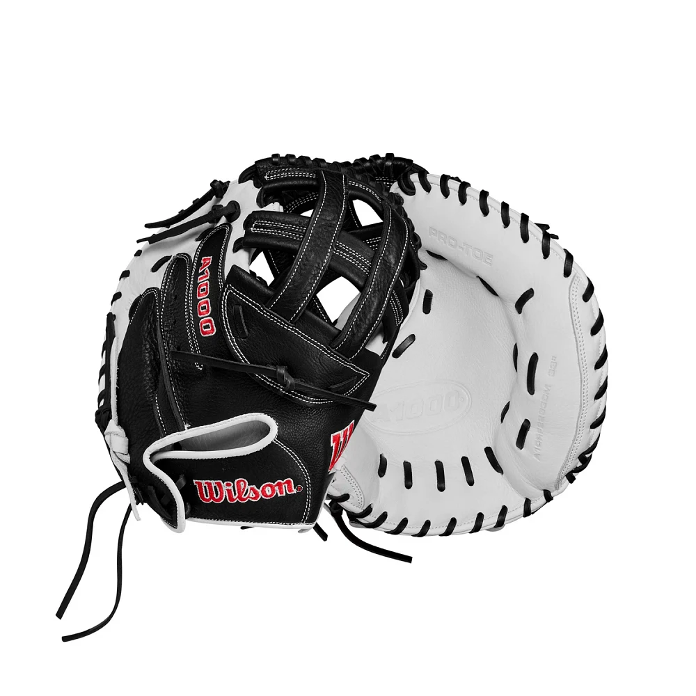 Wilson 33 in A1000 CM33 Fastpitch Softball Catcher’s Mitt                                                                     