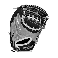 Wilson A2000 with SuperSkin Fastpitch 34 in Catcher's Mitt                                                                      