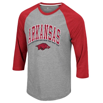 Colosseum Athletics Men's University of Arkansas Gambini Raglan T-shirt