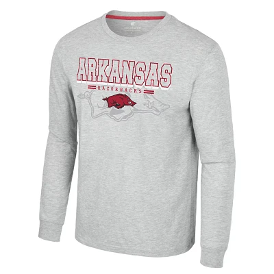 Colosseum Athletics Men's University of Arkansas Hasta La Vista Long Sleeve T-shirt