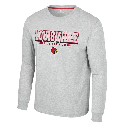 Colosseum Athletics Men's University of Louisville Hasta La Vista Long Sleeve T-shirt