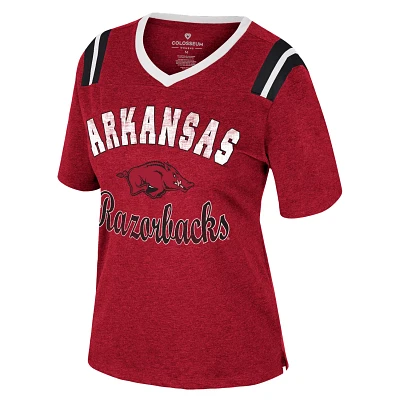 Colosseum Athletics Women's University of Arkansas Garden State T-shirt