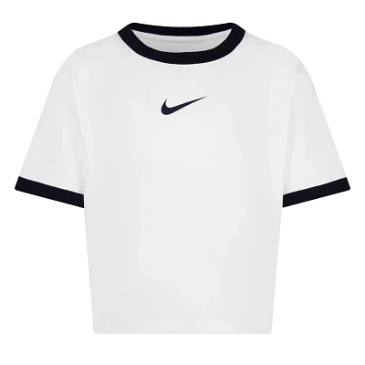 Nike Preschool Girls' Swoosh Ringer T-shirt