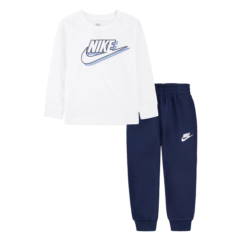 Nike Toddler Boys' Swoosh Fleece Pants and Long Sleeve Shirt Set