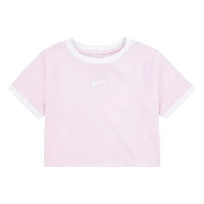 Nike Toddler Girls' Swoosh Ringer T-shirt